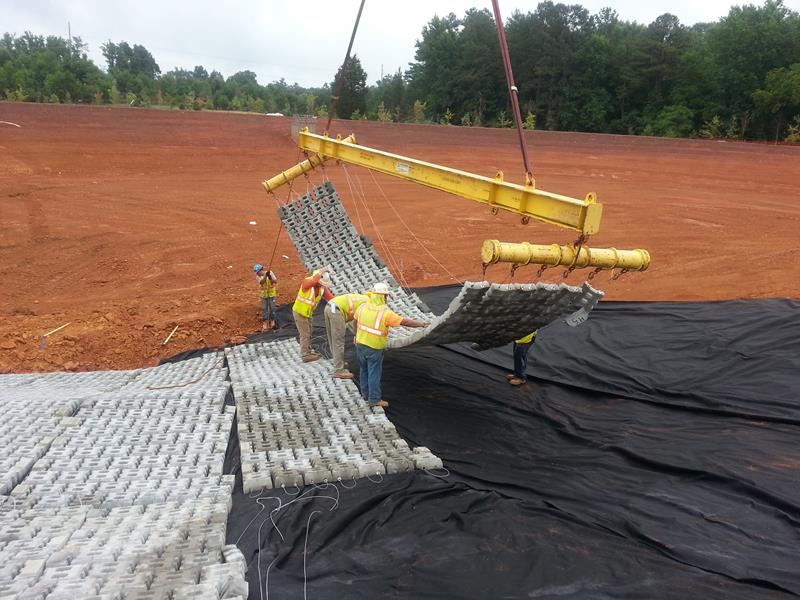 Installing Armor Flex on Pond (1)